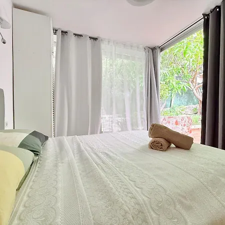 דירה Americas 2br, Pool & Garden, Close To Beach, La37